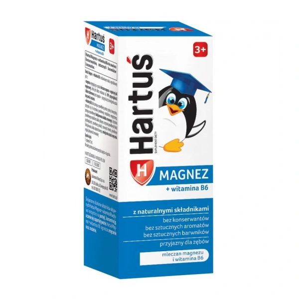 Nord Farm Hartuś Syrop Magnez + Witamina B6 120 ml