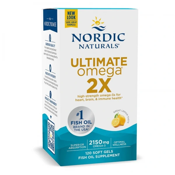 NORDIC NATURALS Ultimate Omega 2X (120 kaps.)