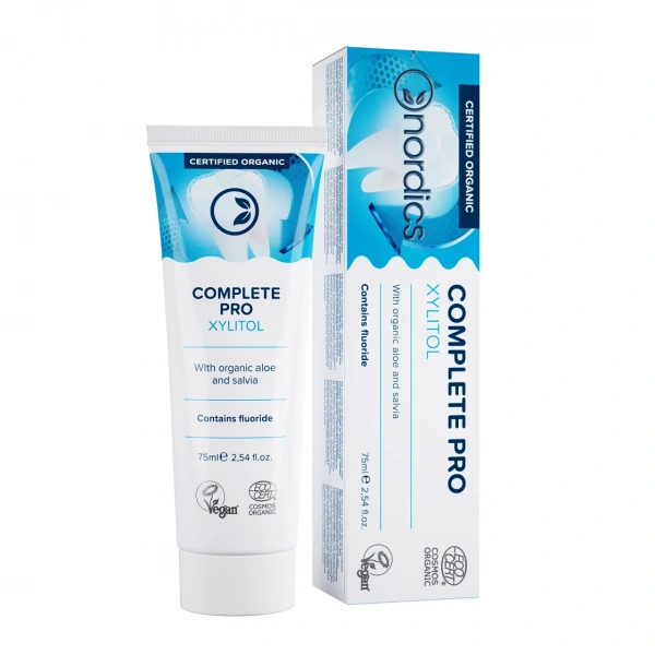 Nordics pasta do zębów complete pro z fluorem eco 75 ml