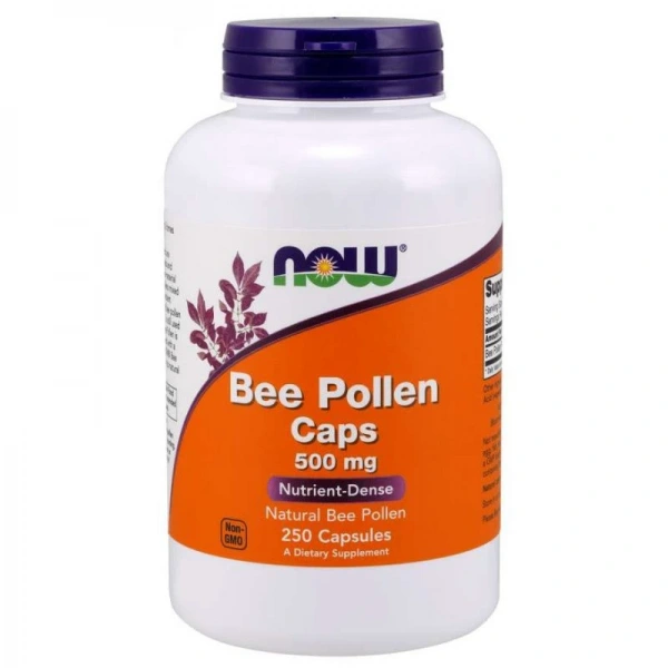 Now foods Bee Pollen - Pyłek Pszczeli 500 mg (250 kaps.)