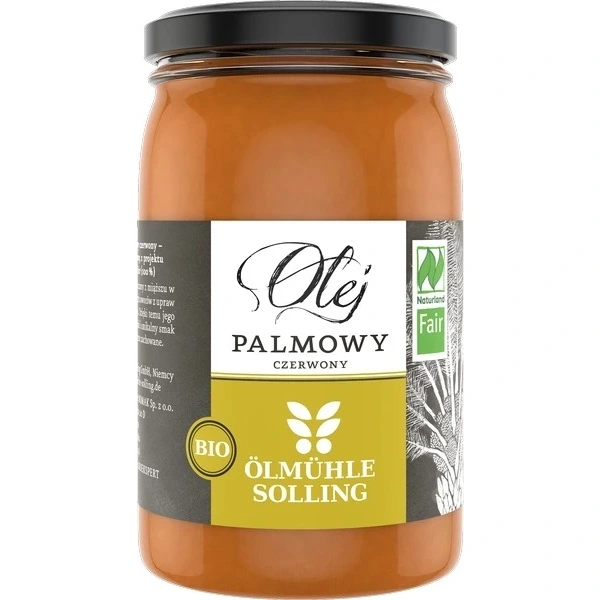 ÖLMÜHLE SOLLING Bio czerwony olej palmowy (250 ml)