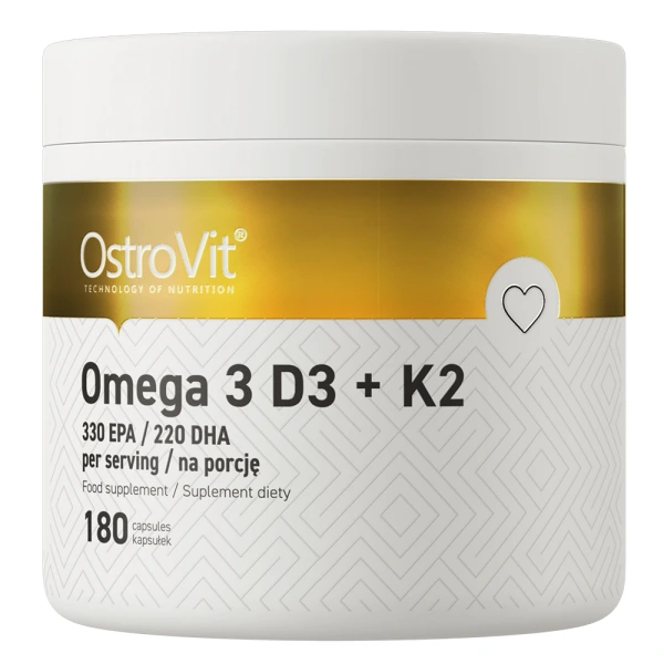 OSTROVIT Omega 3 D3+K2 (180 kaps.)