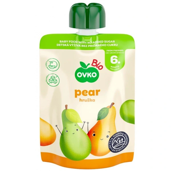 OVKO Przecier gruszkowy po 6 miesiącu życia BIO 90 g