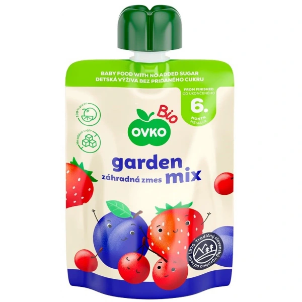 OVKO Przecier mix owoców po 6 miesiącu życia BIO 90 g