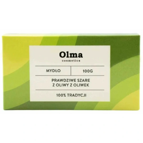 Olma Cosmetics Mydło ""Prawdziwe Szare"" z oliwy z oliwek 100 g