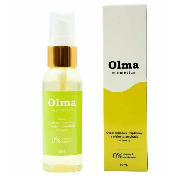 Olma Cosmetics Olejek arganowo-migdałowy z olejkiem z awokado odżywczy 50ml