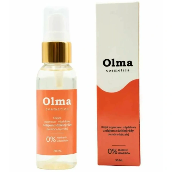 Olma Cosmetics Olejek arganowo-migdałowy z olejkiem z dzikiej róży 50 ml