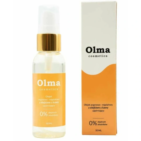 Olma Cosmetics Olejek arganowo-migdałowy z olejkiem z kawy ujędrniający 50ml