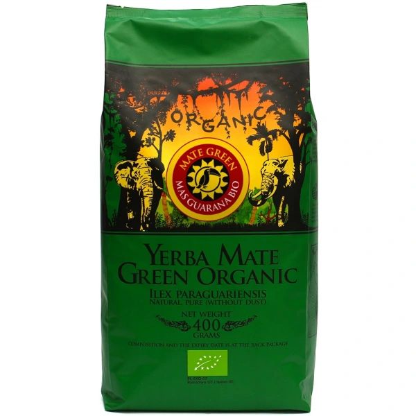Organic mate green yerba mate green mas guarana bio 400 g