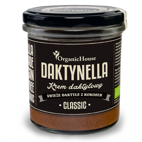 Organichouse krem kokosowo  daktylowy classic bezglutenowy bio 280 g