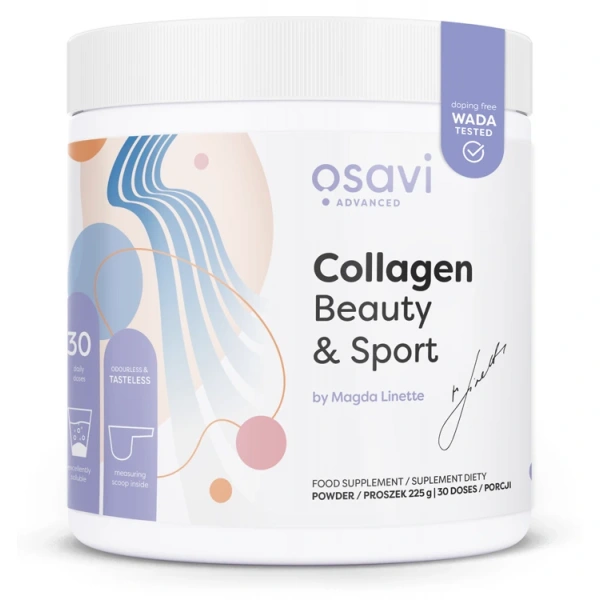Osavi Collagen Beauty & Sport Kolagen by Magda Linette proszek 225 g