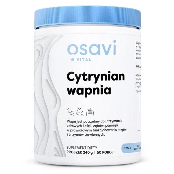 Osavi Cytrynian Wapnia proszek 240 g