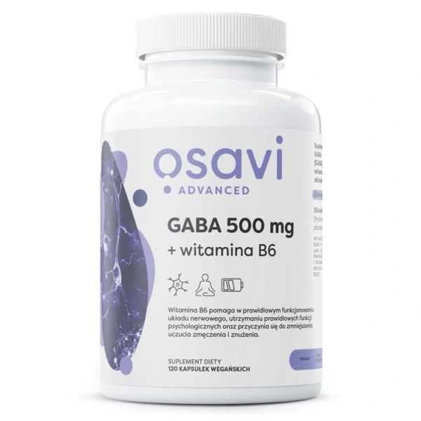 OSAVI GABA 500 mg + witamina B6 (120 kaps.)