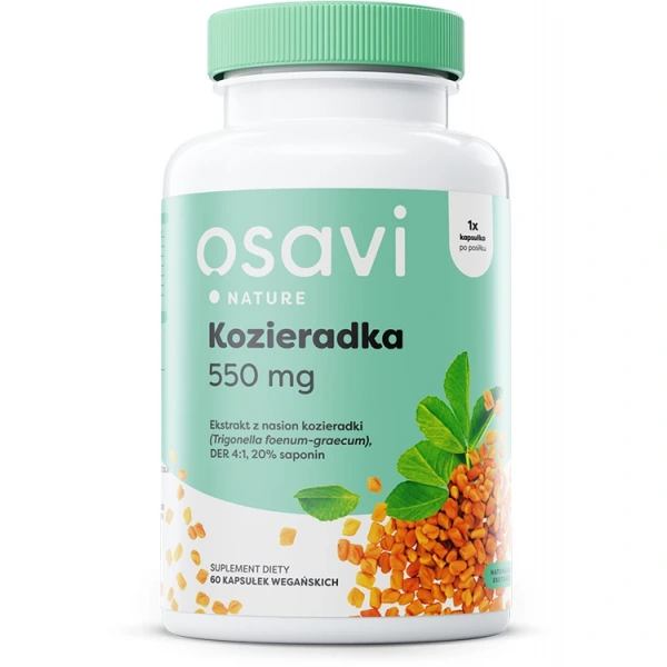 OSAVI Kozieradka 550 mg (60 kaps.)