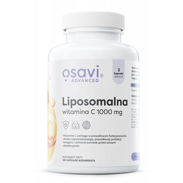 Osavi Liposomalna Witamina C 1000 mg 120 kapsułek