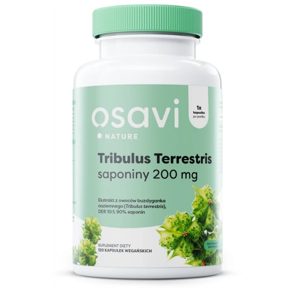 OSAVI Tribulus Terrestris, saponiny 200 mg (120 kaps.)