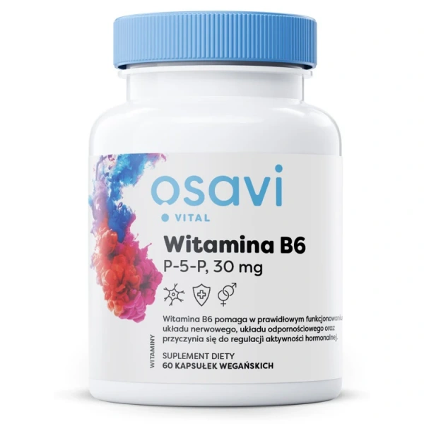 OSAVI Witamina B6 P-5-P 30 mg (60 kaps.)