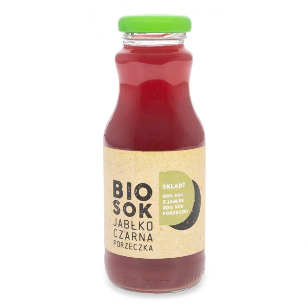 Owocowe smaki sok jabłkowo  porzeczkowy nfc bio 250 ml