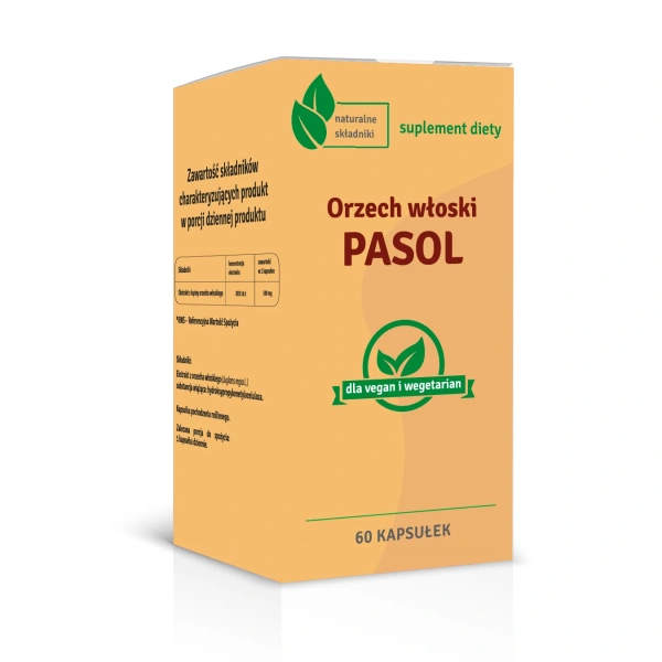 PCF Orzech włoski PASOL 500 mg (60 kaps.)