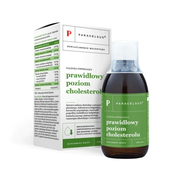 PHARMATICA Nalewka Paracelsus - Wspierająca prawidłowy poziom cholesterolu (200 ml)