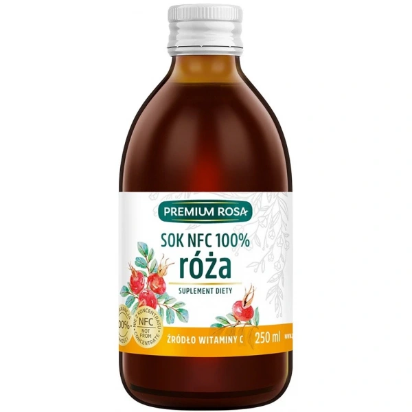 PREMIUM ROSA Sok z dzikiej róży z witaminą C 250 ml