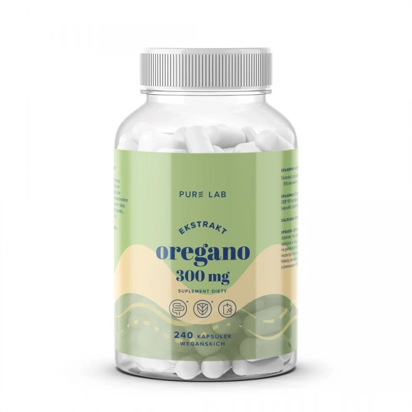 Pure Lab Ekstrakt z oregano 300 mg 240 kapsułek