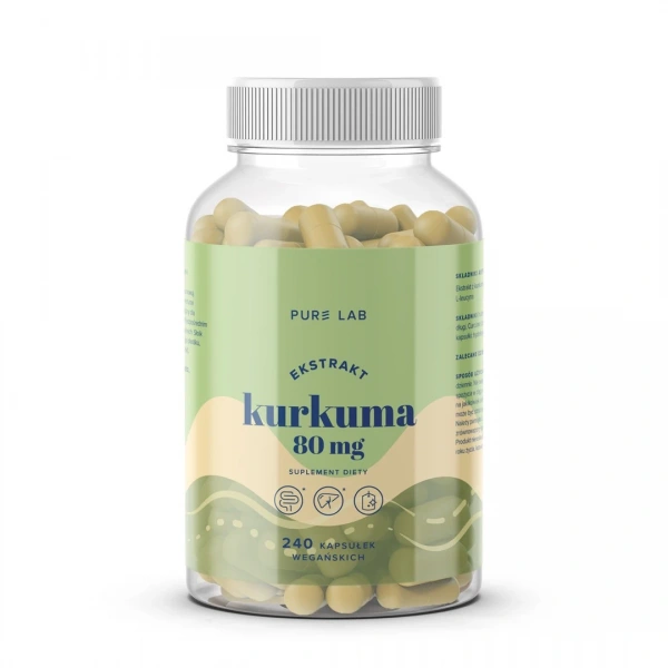 Pure Lab Kurkuma 80 mg 240 kapsułek