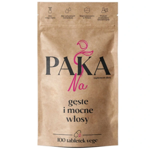 Paka Natury Na gęste i mocne włosy 100 tabletek wege