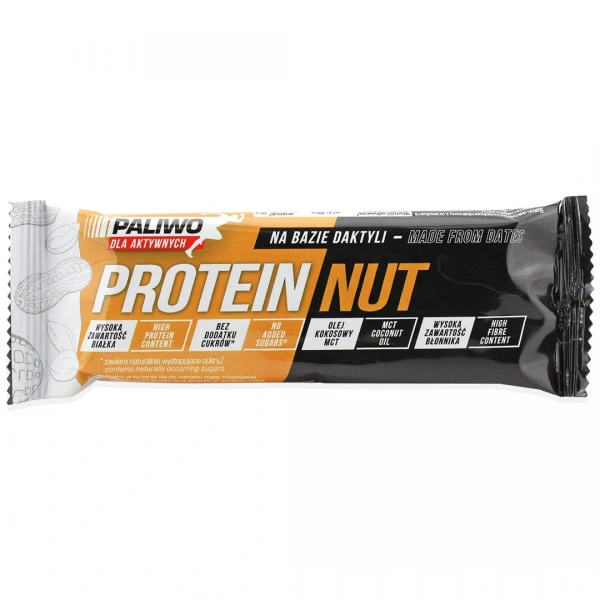 Paliwo dla aktywnych baton proteinowy orzechowy z olejem mct keto 50 g