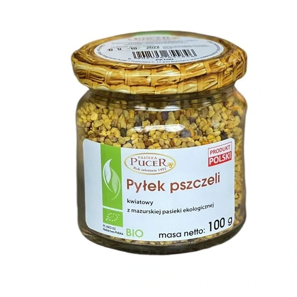 Pasieka pucer pyłek kwiatowy (pszczeli) bio 100 g