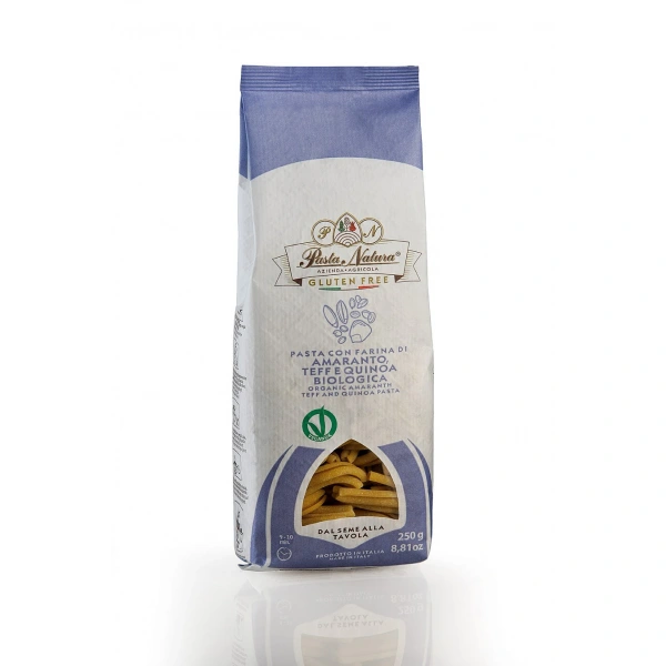 Pasta natura makaron (kukurydziano  ryżowy z amarantusem, teff i quinoa) casareccia bezglutenowy bio 250 g