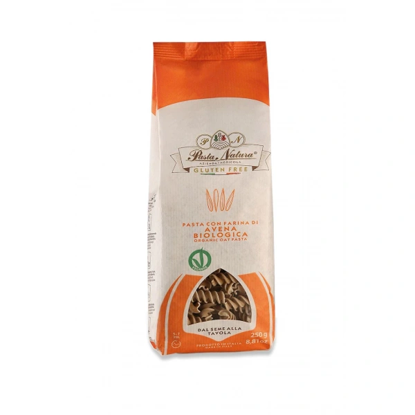 Pasta natura makaron (owsiano  ryżowy) fusilli bezglutenowy bio 250 g
