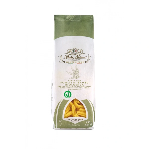 Pasta natura makaron (ryżowy razowy z liśćmi bambusa) casereccia bezglutenowy bio 250 g
