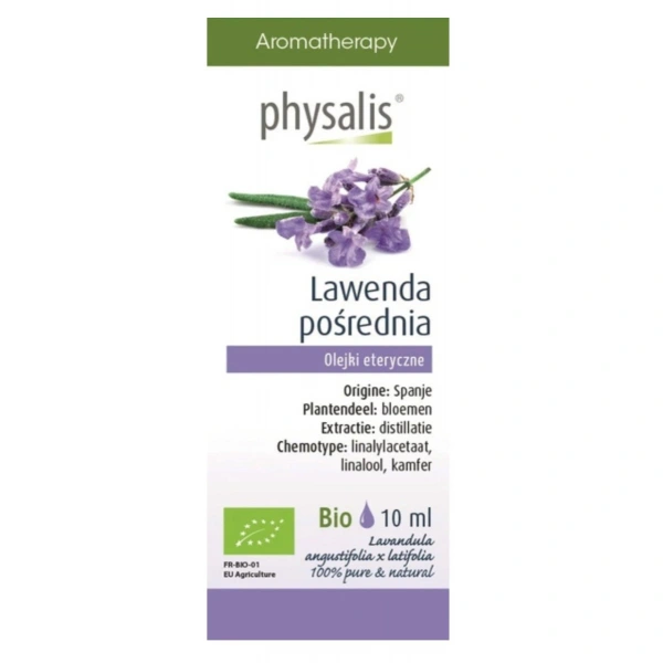 Physalis Olejek Eteryczny Lawenda Pośrednia BIO 10 ml