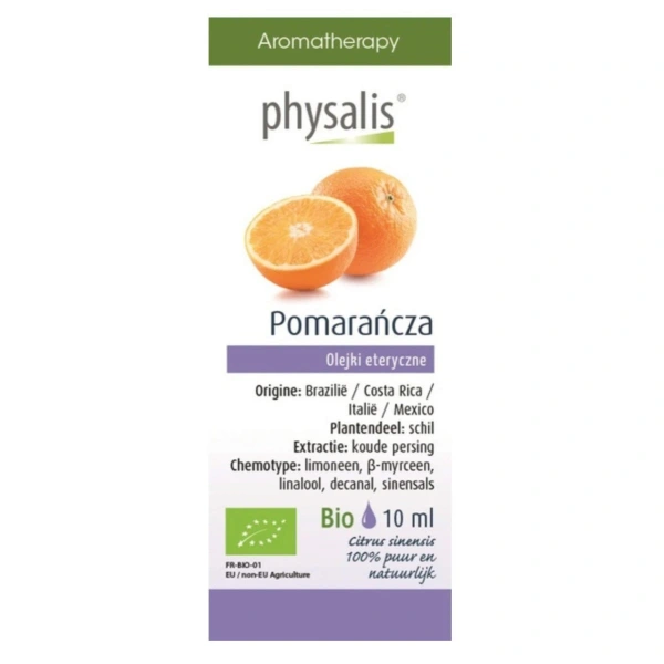 Physalis Olejek Eteryczny Pomarańcza BIO 10 ml