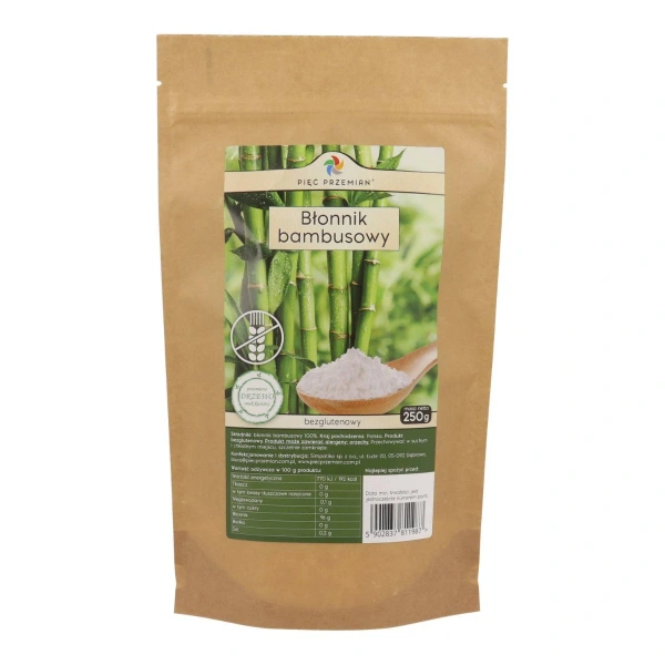 Pięć Przemian Błonnik Bambusowy Bezglutenowy 250 g