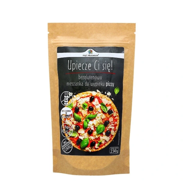 Pięć przemian mieszanka do wypieku pizzy bez dodatku cukrów bezglutenowa 250 g