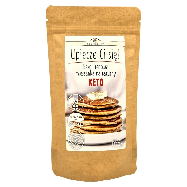 Pięć przemian mieszanka do wypieku racuchów bezglutenowa keto 170 g