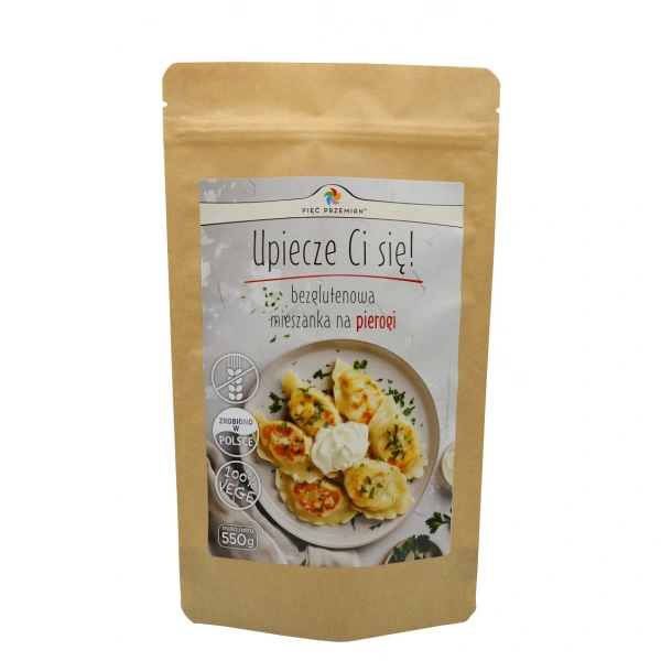 Pięć przemian mieszanka na pierogi bez dodatku cukrów bezglutenowa 550 g