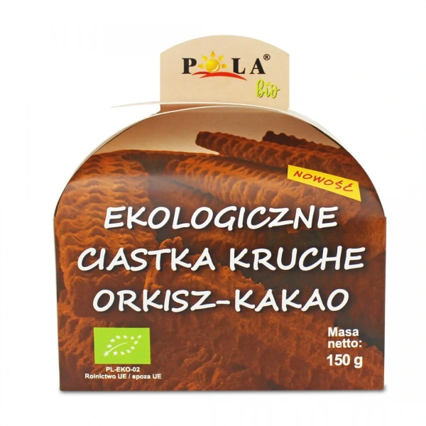 Pola ciastka kruche orkiszowe kakaowe bio 150 g