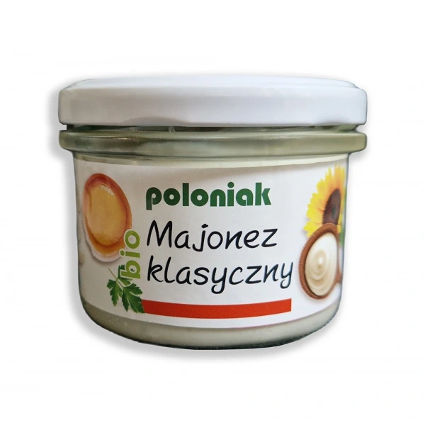 Poloniak majonez klasyczny bio 200 ml