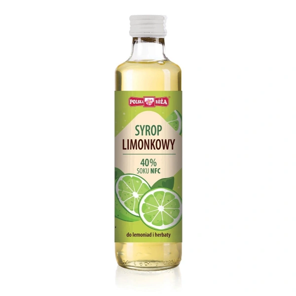 Polska róża syrop limonkowy 250 ml