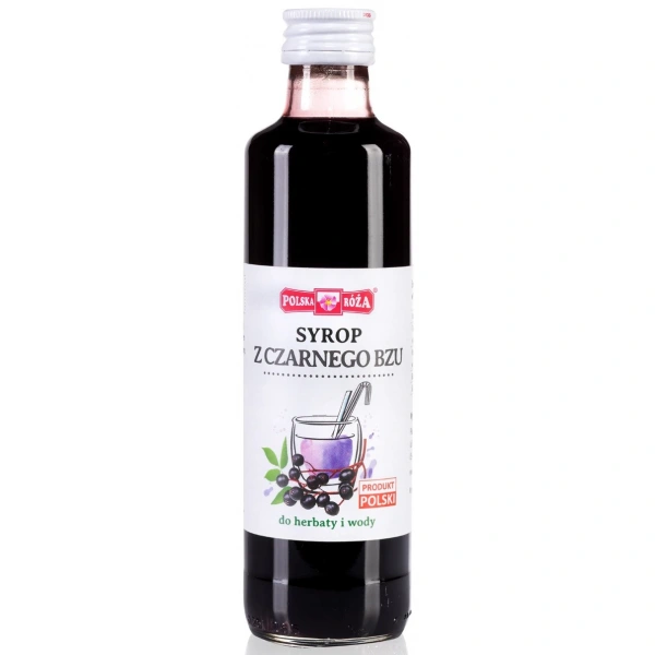 Polska róża syrop z czarnego bzu 250 ml