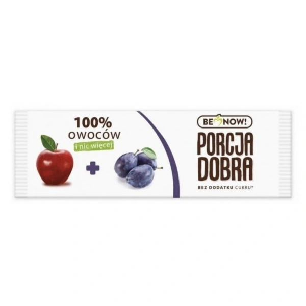 Porcja Dobra Przekąska Jabłkowo-Śliwkowa Bez Dodatku Cukru 16 g