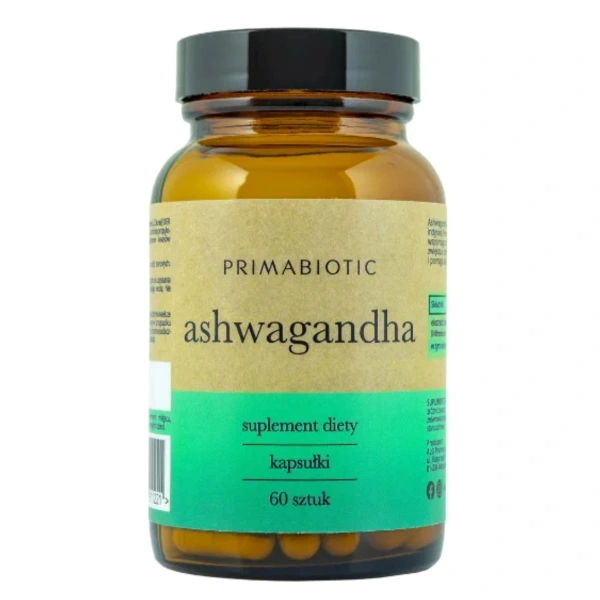 PrimaBiotic Ashwagandha 400 mg 60 kapsułek