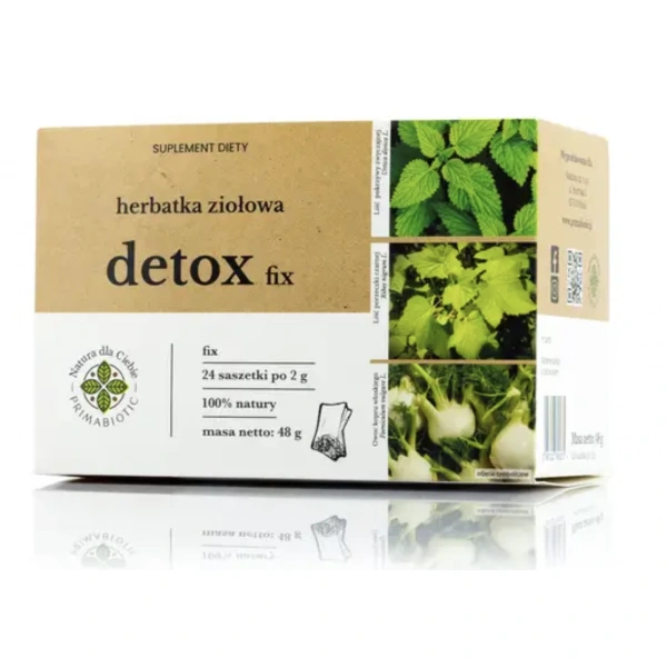 PrimaBiotic Herbata ziołowa Detox Fix 24x2g