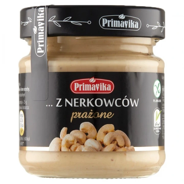 Primavika krem z prażonych orzechów nerkowca bezglutenowy 185 g