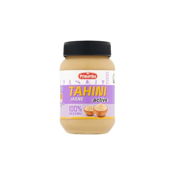 Primavika tahini jasne active (pasta sezamowa) bezglutenowe 460 g