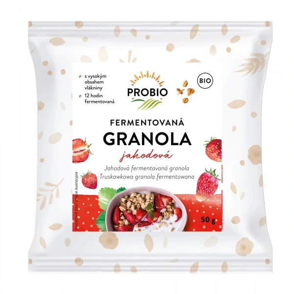 Probio granola truskawkowa fermentowana bio 50 g