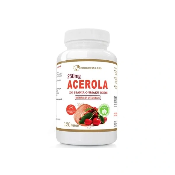 Progress Labs Acerola do ssania 250 mg 120 pastylek